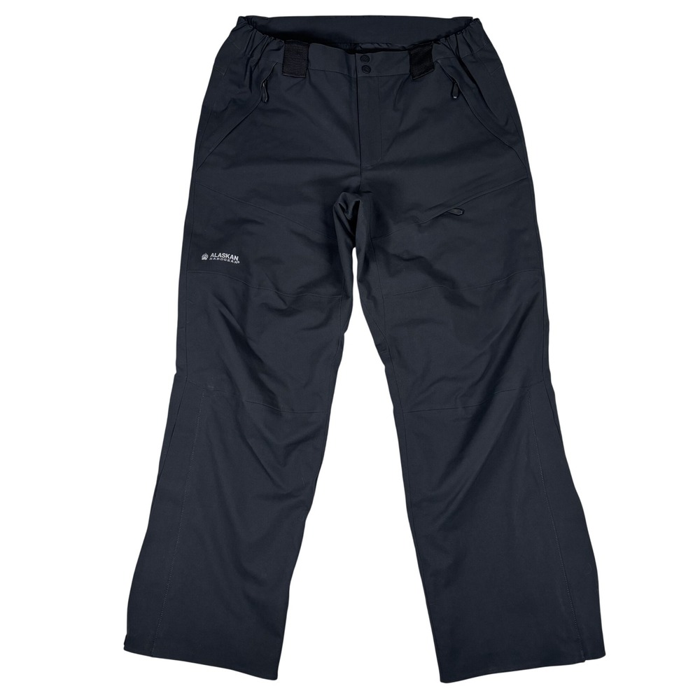 Alaskan Hardgear Pants Mens Medium 30 Black Cofferdam Rain Pants Waterproof NWT